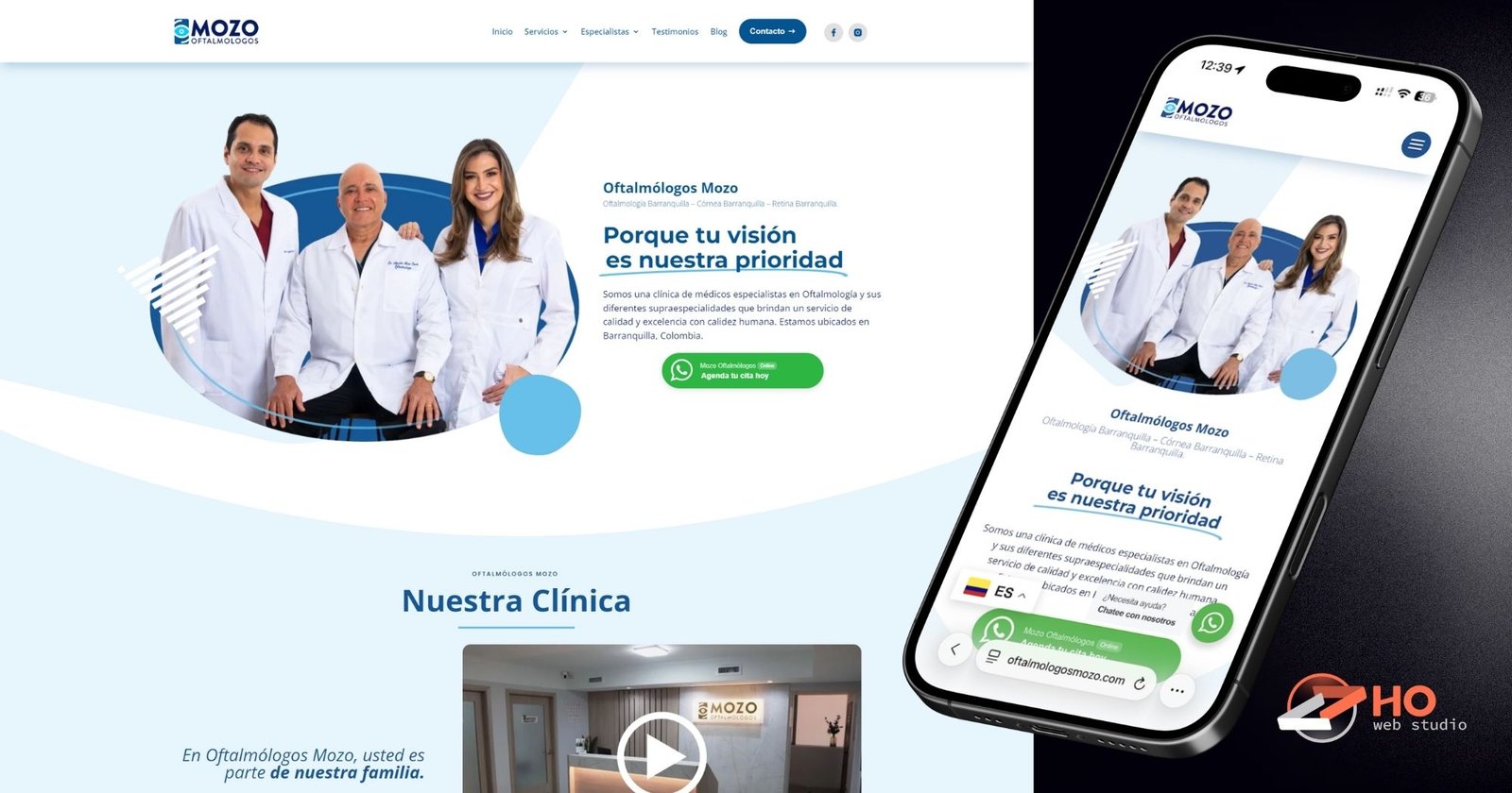 Mozo Oftalmólogos by HO Web Studio