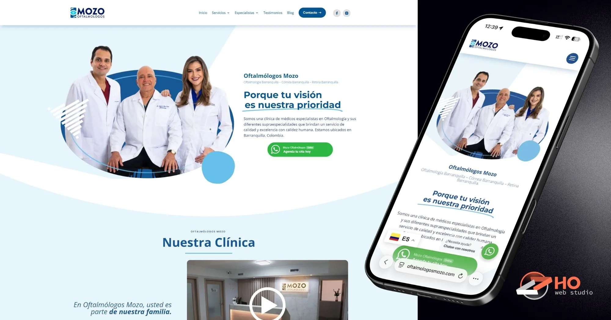 Mozo Oftalmólogos by HO Web Studio