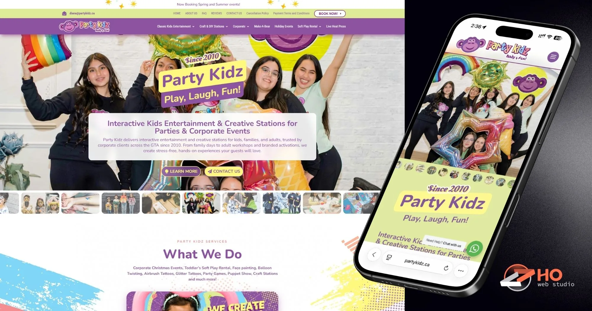 Party Kidz by HO Web Studio